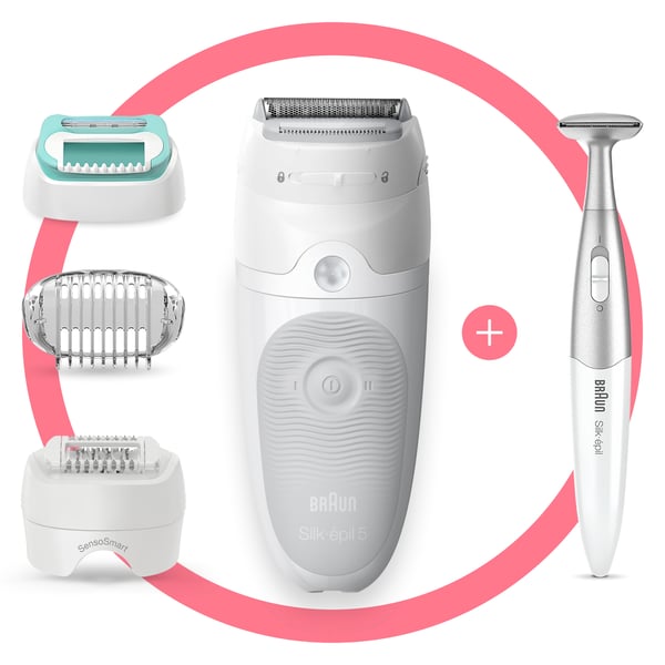 Braun Silk-épil 5 81770432 epilatorer 28 pincetter Vit