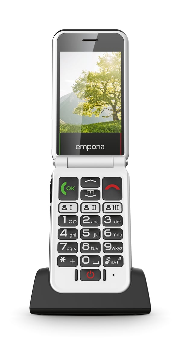 Emporia SIMPLICITYglam.4G 7,11 cm (2.8") 106 g Sort Senior telefon