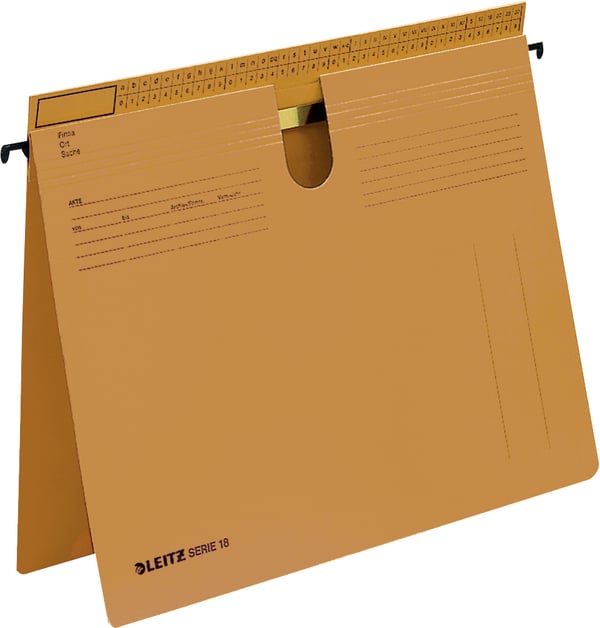 Leitz Serie 18 hængemappe Pap A4 Brun Leitz Serie 18 hængemappe Pap A4 Brun
