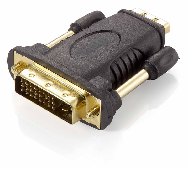 Equip 118908 kabel kønsskifter DVI (24+1) HDMI A Sort