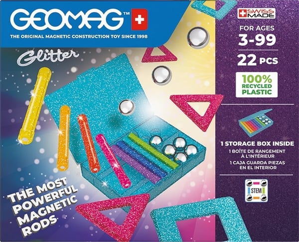 Geomag Glitter Panels Recycled Neodymmagnetleksak