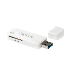 LogiLink CR0034A kortinlukija USB 3.2 Gen 1 (3.1 Gen 1) Valkoinen