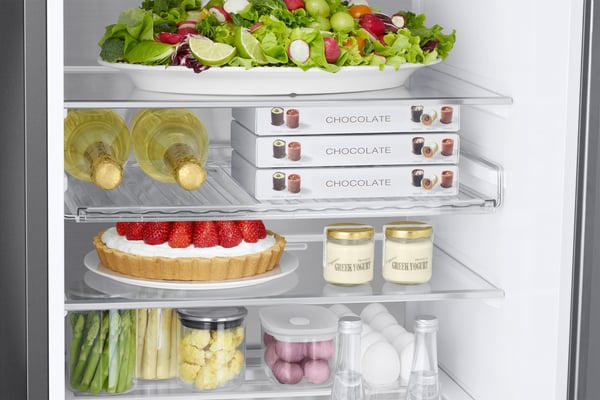 Samsung RB38C7B6AB1 Fritstående Sort