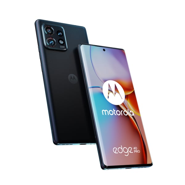 Motorola edge 40 Pro 16,9 cm (6.67") Dubbla SIM-kort Android 13 5G USB Type-C 12 GB 256 GB 4600 mAh Svart