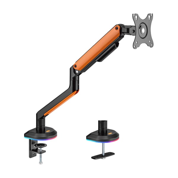 AISENS DT32TSR-249 skærmbeslag og -stativer Skrivebord Sort, Orange
