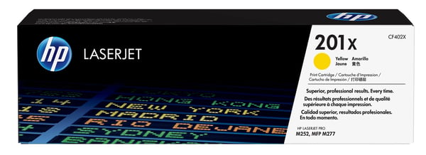 HP 201X, alkuperäinen riittoisa keltainen LaserJet-värikasetti