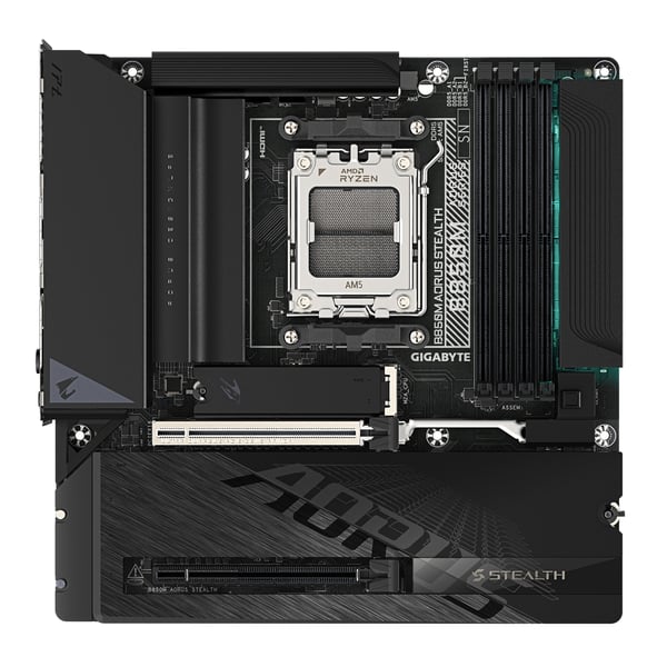 GIGABYTE B850M AORUS STEALTH bundkort AMD B850 Sokkel AM5 micro ATX