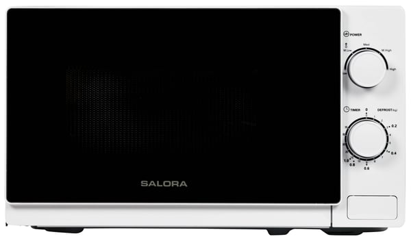 Salora 20MSM700 mikrobølgeovn Hvid Solo mikroovn Bordplade 20 L 700 W