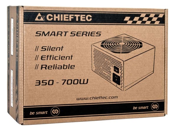 Chieftec Smart GPS-600A8 virtalähdeyksikkö 600 W 20+4 pin ATX ATX Musta