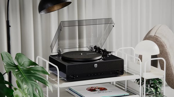 Philips TAV5000/10 grammofoner Remdriven skivtallrik Svart