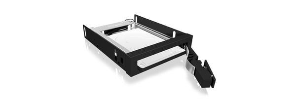 ICY BOX IB-2217StS 8,89 cm (3.5") Fack för datalagringsenhet Svart