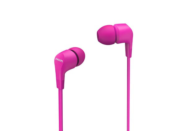Philips TAE1105PK/00 kuulokkeet ja kuulokemikrofoni Langallinen In-ear Puhelut/Musiikki Vaaleanpunainen