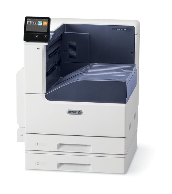 Xerox VersaLink C7000 A3-skrivare 35/35 sid/min dubbels. Adobe PS3 PCL5e/6 2 magasin totalt 620 ark