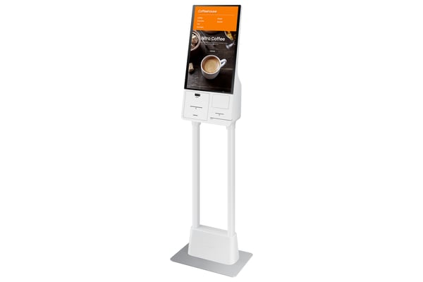 Samsung LH24KMATBGC Kioskdesign 60,5 cm (23.8") Wi-Fi 250 cd/m² Full HD Vit Pekskärm 16/7