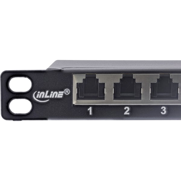 InLine 76819B patch panel 0.5U