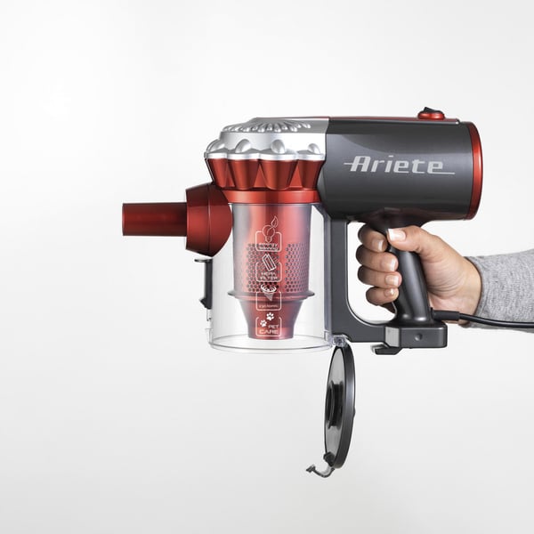 Ariete 2761/10 Skaftdammsugare, 2-i-1 AC Torr HEPA Utan påse 1 l 600 W Röd