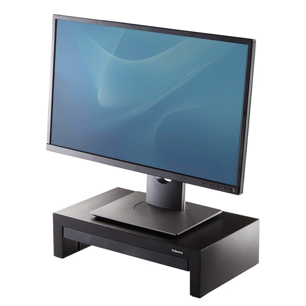 Fellowes Designer Suites 53,3 cm (21") Skrivebord Sort, Perle