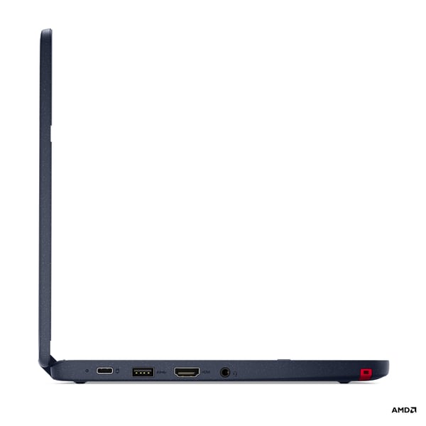 Lenovo 300w Gen 3 (AMD) AMD 3000 3015e Hybrid (2-i-1) 29,5 cm (11.6") Berøringsskærm HD 4 GB DDR4-SDRAM 128 GB SSD Wi-Fi 5 (802.11ac) Windows 10 Pro Education Spansk Blå