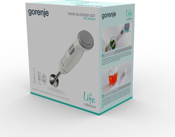 Gorenje HBC804QW 0,5 L Nedsænkning blender 800 W Hvid