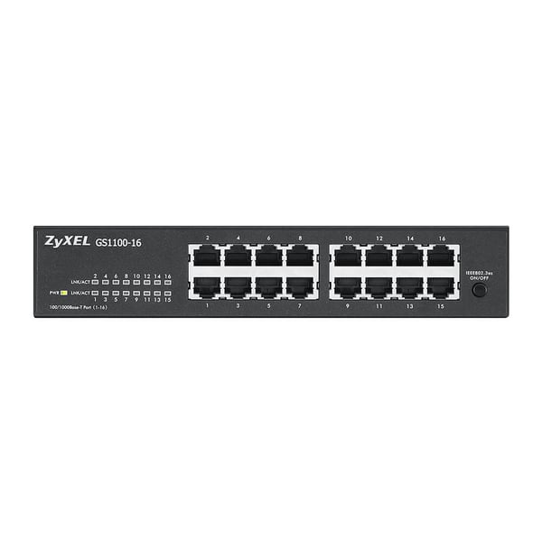 Zyxel GS1100-16 Ohanterad Gigabit Ethernet (10/100/1000)