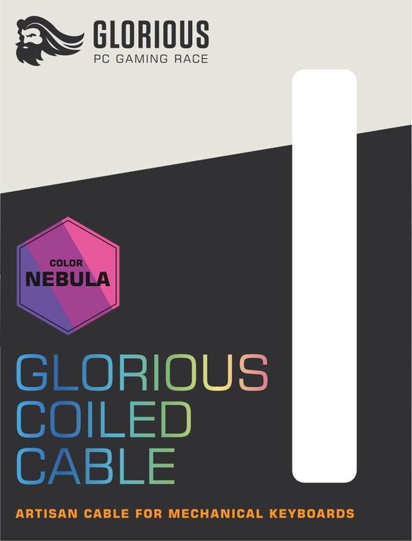 Glorious Gaming Coiled Violet 1,37 m