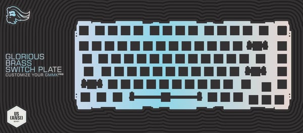 Glorious Gaming Switch Plate Keyboard switch plate