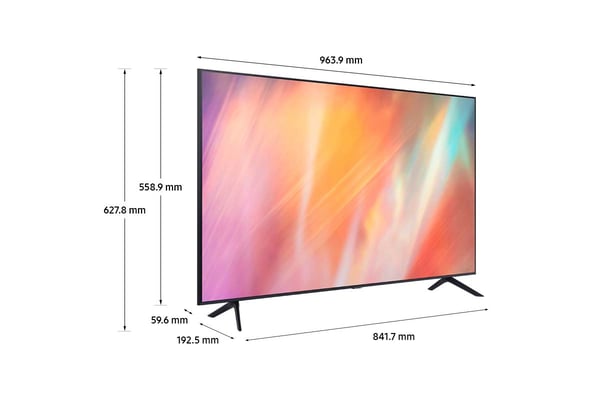 Samsung UE43AU7170U 109,2 cm (43") 4K Ultra HD Smart TV Wi-Fi Grå