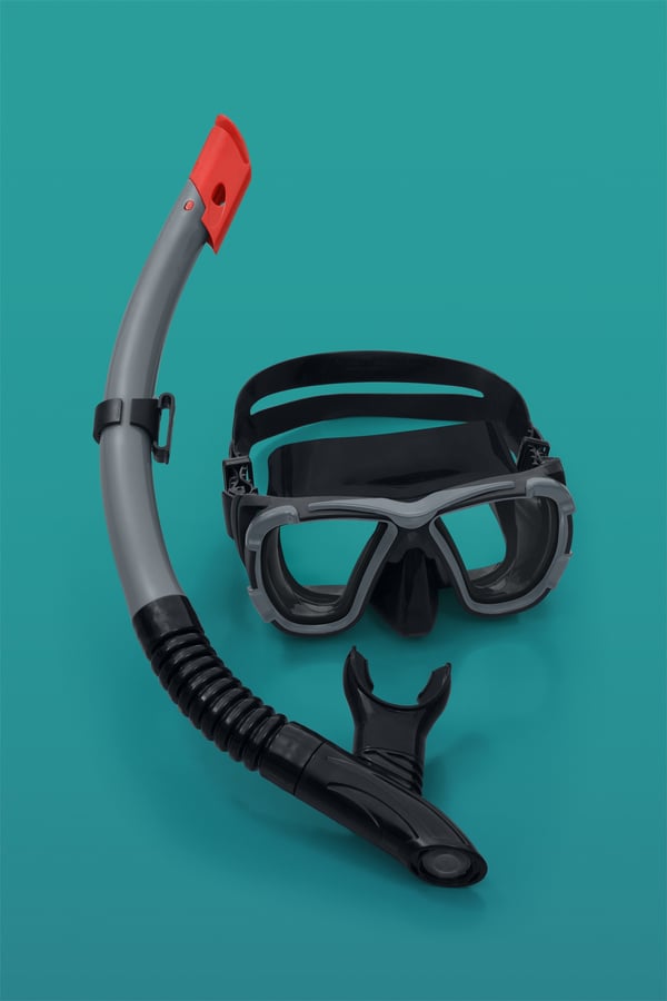 Bestway 24021 / 23 dykkemaske Hærdet glas Silikone Forskellige farver Voksen