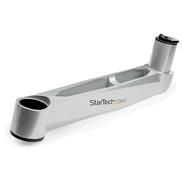 StarTech.com ARMQUADPS skærmbeslag og -stativer 68,6 cm (27") Skrivebord Sølv