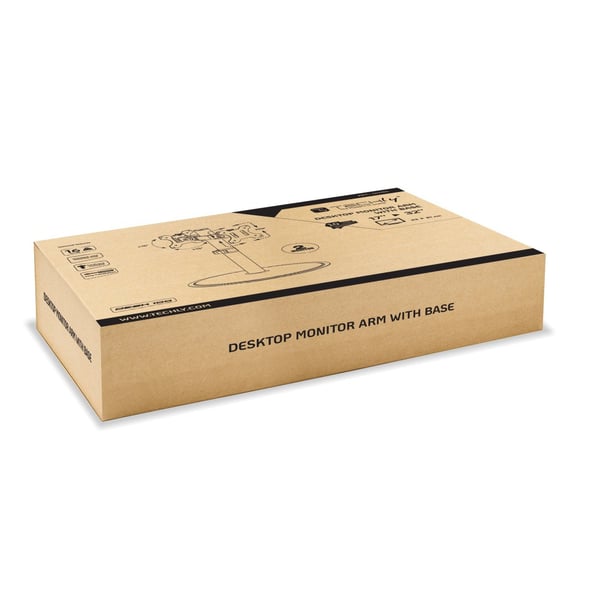 Techly ICA-LCD 402 fäste och ställ till bildskärm 81,3 cm (32") Bord Svart