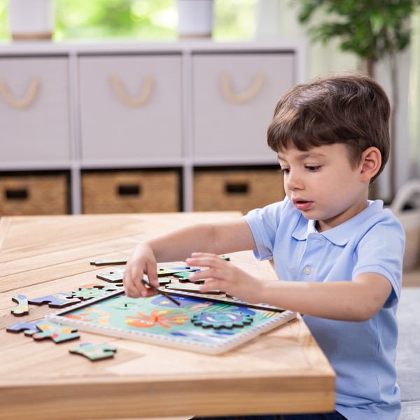 Melissa & Doug Wooden Underwater Puslespil 18 stk Dyr