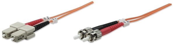 Intellinet 2.0m ST-SC M/M InfiniBand och fiberoptisk kabel 2 m Orange
