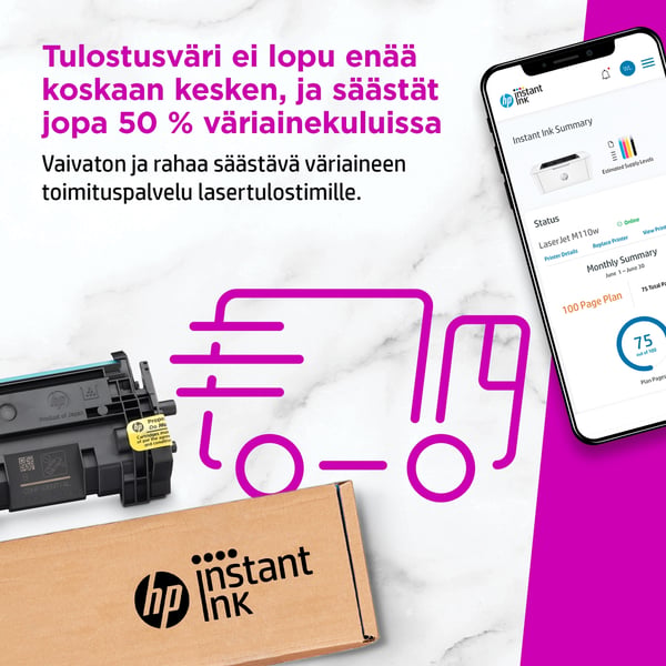 HP LaserJet M110w -tulostin