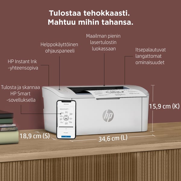 HP LaserJet M110w -tulostin