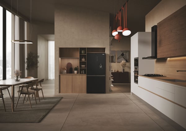 Haier HCR3818EWPT Vapaasti seisova 463 L Antrasiitti