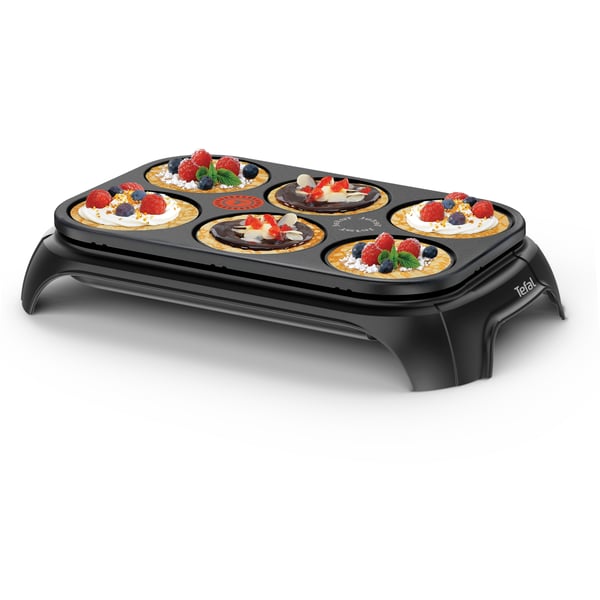 Tefal Crep'Party ECO PY55E8 crêpe-pannu 6 kreppi(ä) 1000 W Musta
