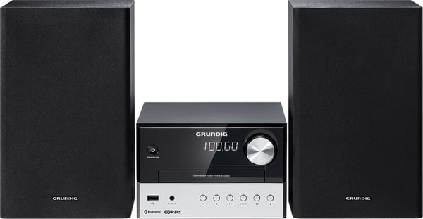 Grundig CMS 2000 BT Home audio micro system 30 W Sort, Sølv