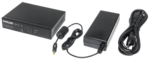 Intellinet 561174 netværksswitch Gigabit Ethernet (10/100/1000) Strøm over Ethernet (PoE) Sort