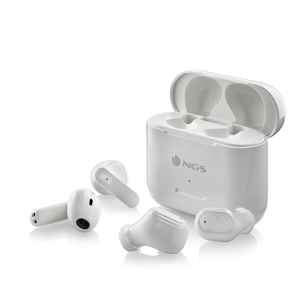 NGS ARTICA DUO Headset Trådlös I öra Samtal/musik Bluetooth Vit
