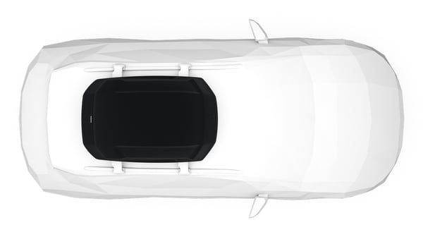 Thule Force 3 S Kova suksiboksi Musta