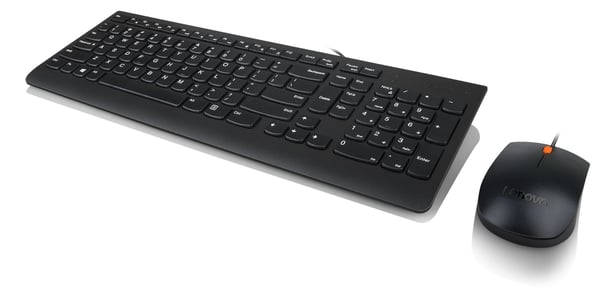 Lenovo 300 USB Combo tastatur Mus inkluderet Hjem QWERTZ Tysk Sort Lenovo 300 USB Combo tastatur Mus inkluderet Hjem QWERTZ Tysk Sort