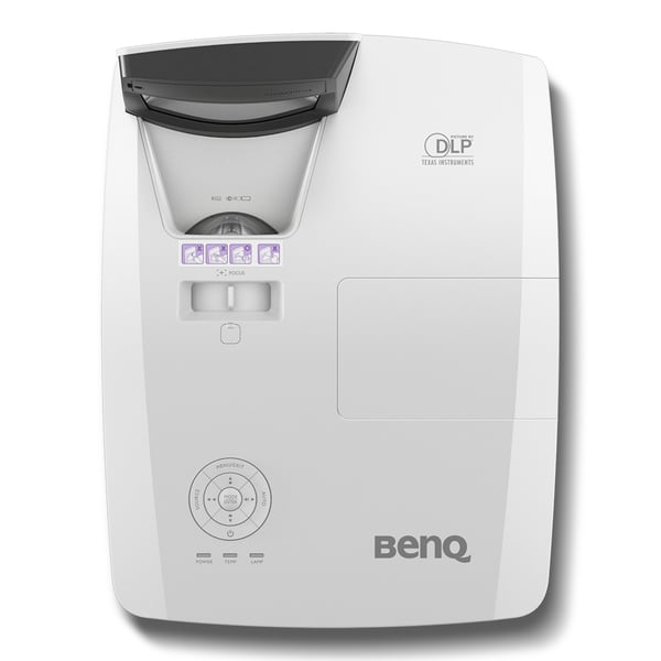 BenQ MH856UST+ Lähietäisyysprojektori 3500 ANSI lumenia DLP 1080p (1920x1080) 3D Musta, Valkoinen