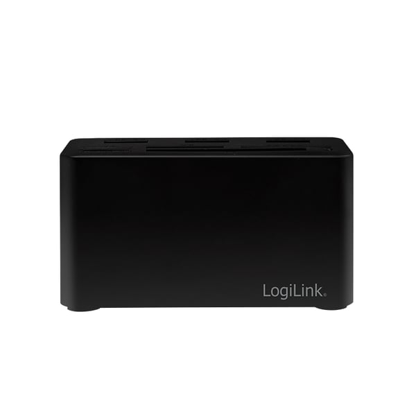 LogiLink CR0046 kannettavien tietokoneiden telakka ja porttitoistin Langallinen USB 3.2 Gen 1 (3.1 Gen 1) Type-C Musta