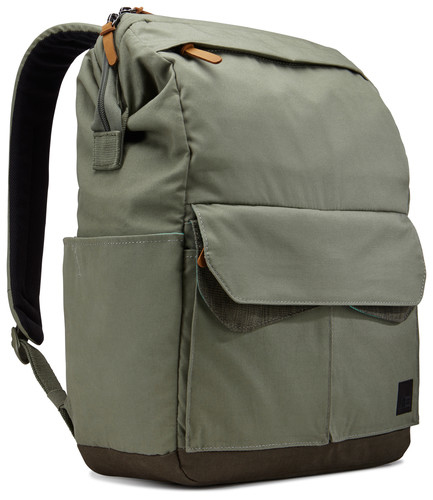 Case Logic LODP-114-PETROLGREEN-DRAB 35,8 cm (14.1") Rygsæk Grøn