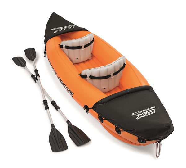 Bestway 65077 urheilukajakki 2 henkilö(t) Sininen, Harmaa Vinyyli Puhallettava kajakki