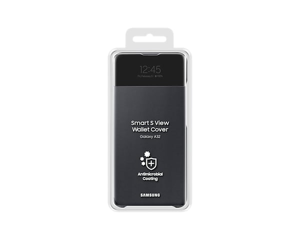 Samsung EF-EA325PBEGEW mobiltelefon etui 16,3 cm (6.4") Cover Sort