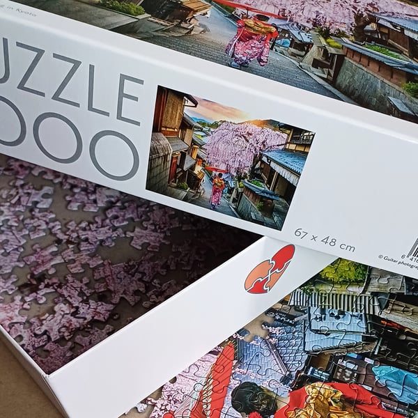 Tactic Puzzle Lovers Woman walking in Kyoto 1000 pcs puzzle