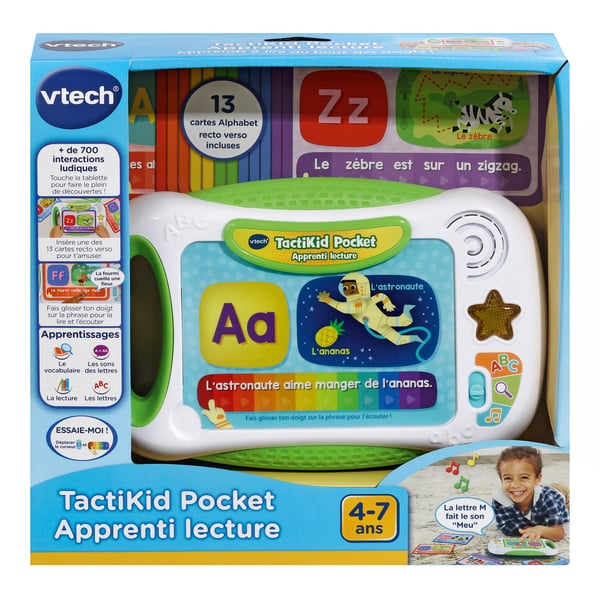 VTech Jouets Electroniques Educatifs TACTIKID POCKET APPRENTI'LECTURE