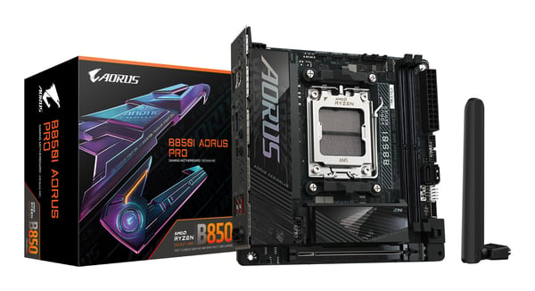 GIGABYTE B850I AORUS PRO emolevy AMD B850 Pistoke AM5 Mini ITX GIGABYTE B850I AORUS PRO emolevy AMD B850 Pistoke AM5 Mini ITX