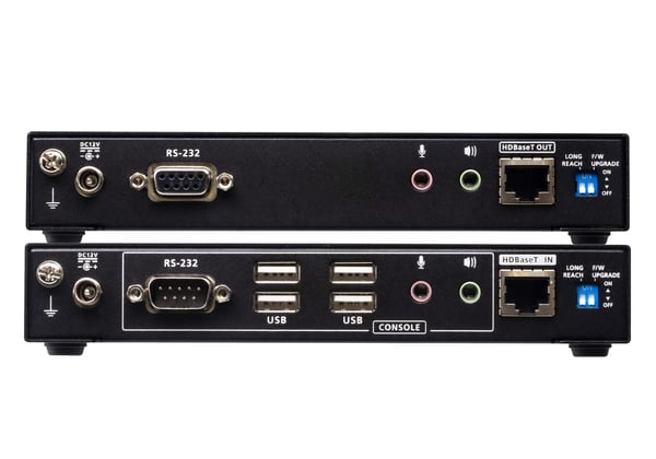 ATEN USB HDMI Dual View HDBaseT 2.0 KVM-förlängare (4K@100m för enkel vy)